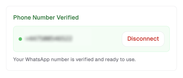 WhatsApp Integration